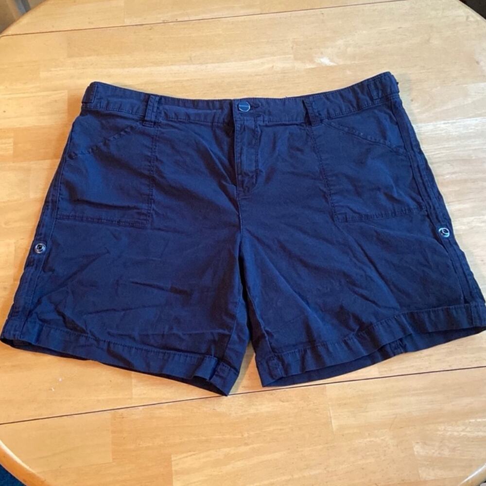 Sanctuary switchback Cuffed Cargo Shorts Black